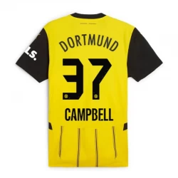 Koszulka Piłkarska BVB Borussia Dortmund Campbell #37 2024-25 Domowa Męska