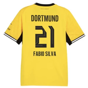 Koszulka Piłkarska BVB Borussia Dortmund Fabio Silva #21 2026-27 Domowa Męska