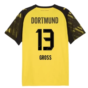Koszulka Piłkarska BVB Borussia Dortmund Gross #13 2025-26 Domowa Męska