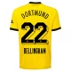 Koszulka Piłkarska BVB Borussia Dortmund Jude Bellingham #22 2023-24 Domowa Męska