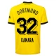 Koszulka Piłkarska BVB Borussia Dortmund Kamara #32 2023-24 Domowa Męska