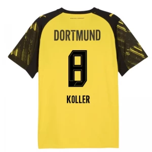 Koszulka Piłkarska BVB Borussia Dortmund Koller #8 2025-26 Domowa Męska