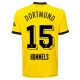 Koszulka Piłkarska BVB Borussia Dortmund Mats Hummels #15 2023-24 Domowa Męska