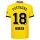 Koszulka Piłkarska BVB Borussia Dortmund Moukoko #18 2023-24 Domowa Męska