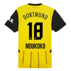 Koszulka Piłkarska BVB Borussia Dortmund Moukoko #18 2024-25 Domowa Męska