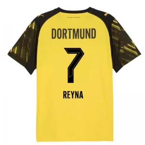 Koszulka Piłkarska BVB Borussia Dortmund Reyna #7 2025-26 Domowa Męska