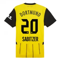 Koszulka Piłkarska BVB Borussia Dortmund Sabitzer #20 2024-25 Domowa Męska