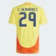 Koszulka Piłkarska C. Hernandez #29 Kolumbia Copa America 2024 Domowa Męska