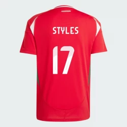 Koszulka Piłkarska Callum Styles #17 Węgry Mistrzostwa Europy 2024 Domowa Męska
