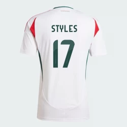 Koszulka Piłkarska Callum Styles #17 Węgry Mistrzostwa Europy 2024 Wyjazdowa Męska