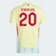 Koszulka Piłkarska Carvajal #20 Hiszpania Mistrzostwa Europy 2024 Wyjazdowa Męska