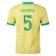 Koszulka Piłkarska Casemiro #5 Brazylia Copa America 2024 Domowa Męska