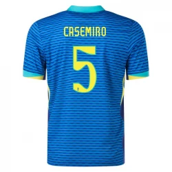 Koszulka Piłkarska Casemiro #5 Brazylia Copa America 2024 Wyjazdowa Męska