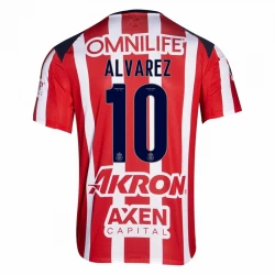 Koszulka Piłkarska CD Guadalajara Alvarez #10 2025-26 Domowa Męska