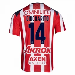 Koszulka Piłkarska CD Guadalajara Chicharito #14 2025-26 Domowa Męska