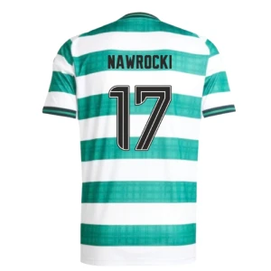 Koszulka Piłkarska Celtic FC Nawrocki #17 2025-26 Domowa Męska