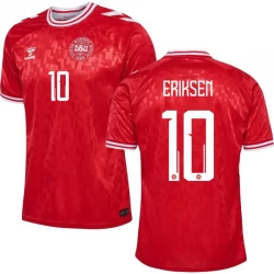 Koszulka Piłkarska Christian Eriksen #10 Dania Mistrzostwa Europy 2024 Domowa Męska