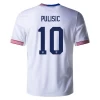 Koszulka Piłkarska Christian Pulisic #10 USA Copa America 2024 Domowa Męska