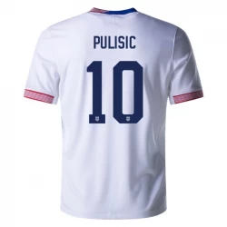 Koszulka Piłkarska Christian Pulisic #10 USA Copa America 2024 Domowa Męska