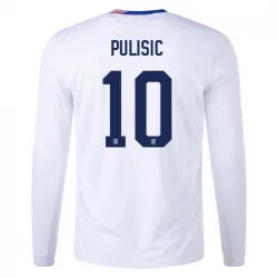 Koszulka Piłkarska Christian Pulisic #10 USA Copa America 2024 Domowa Męska Długi Rękaw