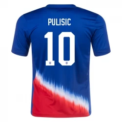 Koszulka Piłkarska Christian Pulisic #10 USA Copa America 2024 Wyjazdowa Męska