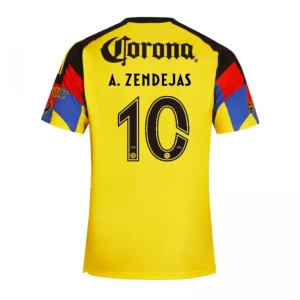 Koszulka Piłkarska Club América A. ZENDEJAS #10 2025-26 Domowa Męska