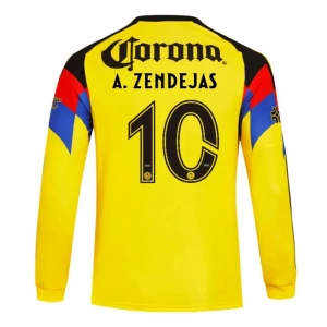 Koszulka Piłkarska Club América A. ZENDEJAS #10 2025-26 Domowa Męska Długi Rękaw