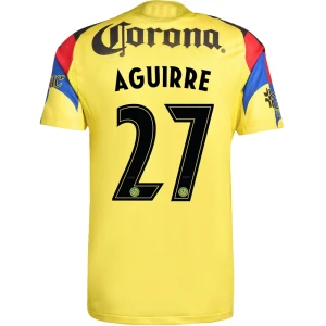 Koszulka Piłkarska Club América Aguirre #27 2025-26 Domowa Męska