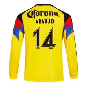 Koszulka Piłkarska Club América ARAUJO #14 2025-26 Domowa Męska Długi Rękaw