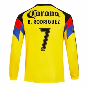 Koszulka Piłkarska Club América B. RODRIGUEZ #7 2025-26 Domowa Męska Długi Rękaw