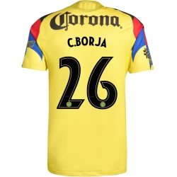 Koszulka Piłkarska Club América C. Borja #26 2025-26 Domowa Męska