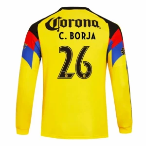 Koszulka Piłkarska Club América C.BORJA #26 2025-26 Domowa Męska Długi Rękaw