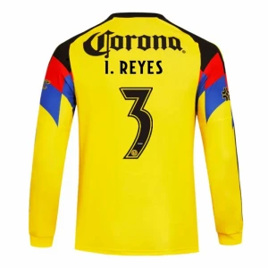 Koszulka Piłkarska Club América I. REYES #3 2025-26 Domowa Męska Długi Rękaw