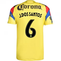 Koszulka Piłkarska Club América J. Dos Santos #6 2025-26 Domowa Męska