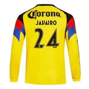 Koszulka Piłkarska Club América JAVAIRO #24 2025-26 Domowa Męska Długi Rękaw