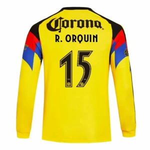 Koszulka Piłkarska Club América R. ORQUIN #15 2025-26 Domowa Męska Długi Rękaw