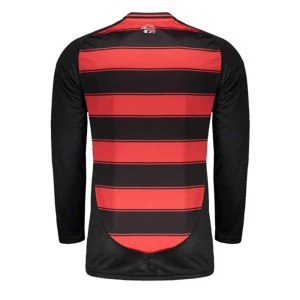 Koszulka Piłkarska CR Flamengo 2025-26 Domowa Męska Długi Rękaw
