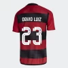 Koszulka Piłkarska CR Flamengo David Luiz #23 2023-24 Domowa Męska