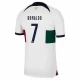 Koszulka Piłkarska Cristiano Ronaldo #7 Portugalia Mistrzostwa Świata 2022 Wyjazdowa Męska