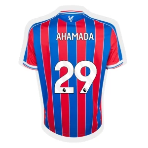 Koszulka Piłkarska Crystal Palace Ahamada #29 2025-26 Domowa Męska