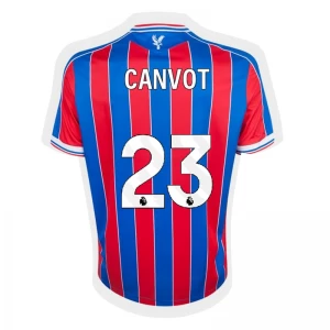 Koszulka Piłkarska Crystal Palace Canvot #23 2025-26 Domowa Męska