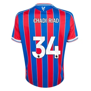 Koszulka Piłkarska Crystal Palace Chadi Riad #34 2025-26 Domowa Męska