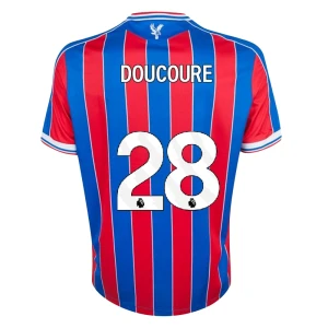 Koszulka Piłkarska Crystal Palace Doucoure #28 2025-26 Domowa Męska