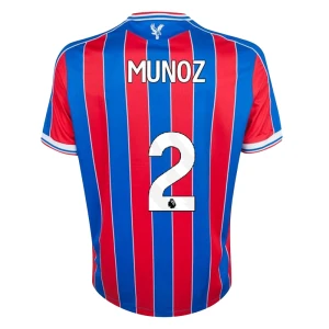 Koszulka Piłkarska Crystal Palace Munoz #2 2025-26 Domowa Męska