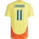 Koszulka Piłkarska Cuadrado #11 Kolumbia Copa America 2024 Domowa Męska