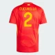 Koszulka Piłkarska Cucurella #2 Hiszpania Mistrzostwa Europy 2024 Domowa Męska