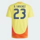 Koszulka Piłkarska D. Sanchez #23 Kolumbia Copa America 2024 Domowa Męska