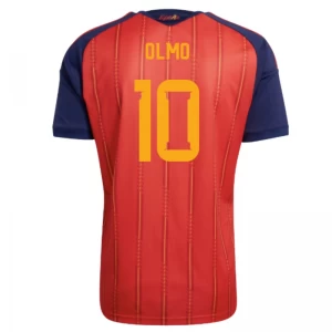 Koszulka Piłkarska Dani Olmo #10 Hiszpania Mistrzostwa Świata 2026 Domowa Męska