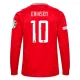 Koszulka Piłkarska Dania Christian Eriksen #10 2024 Domowa Męska Długi Rękaw