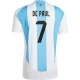Koszulka Piłkarska De Paul #7 Argentyna Copa America 2024 Domowa Męska